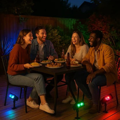 Dual-Beam Landscape Spotlight Outdoor Garden Accent Light
