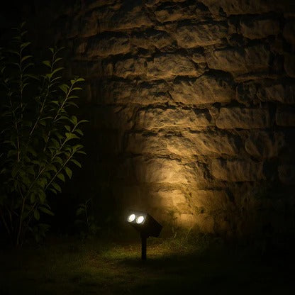 Dual-Beam Landscape Spotlight Outdoor Garden Accent Light