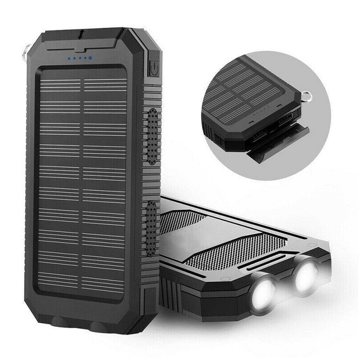 Ultra-Rugged 500000 mAh Solar Power Bank Waterproof Portable Charger