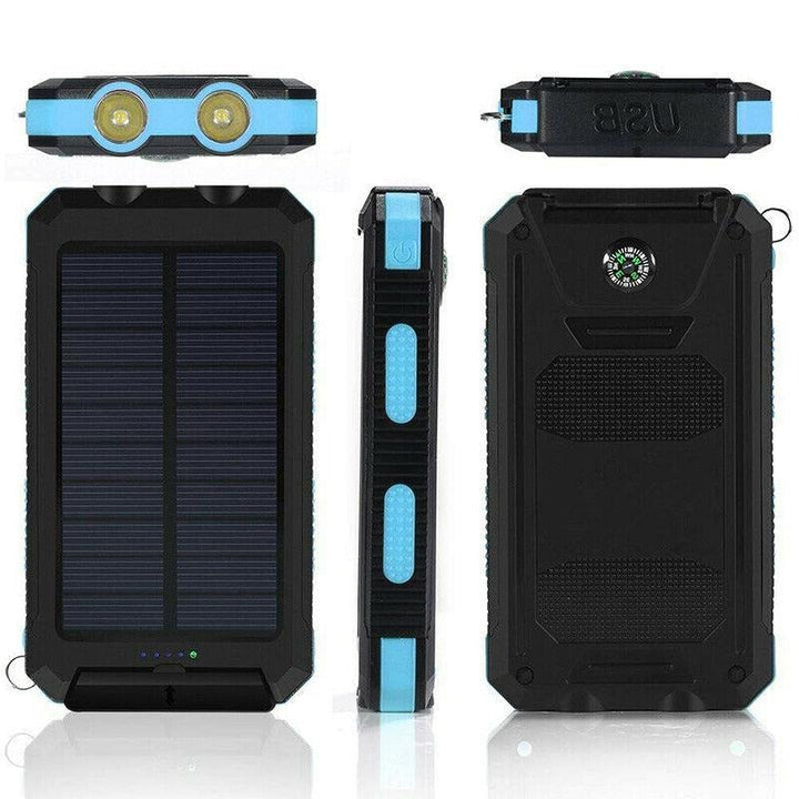 Ultra-Rugged 500000 mAh Solar Power Bank Waterproof Portable Charger