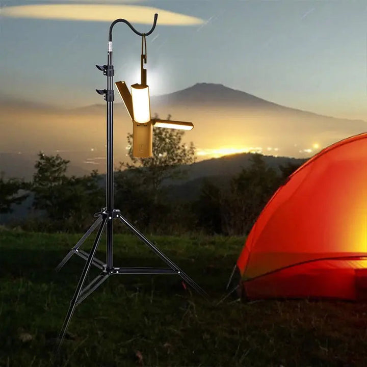 Foldable LED Camping Lights | Rechargeable, Bright | Tent, Patio, Desk