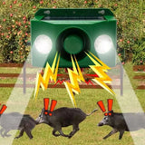 Solar Animal Repellent | Ultrasonic Pest Deterrent | Garden & Yard | Green