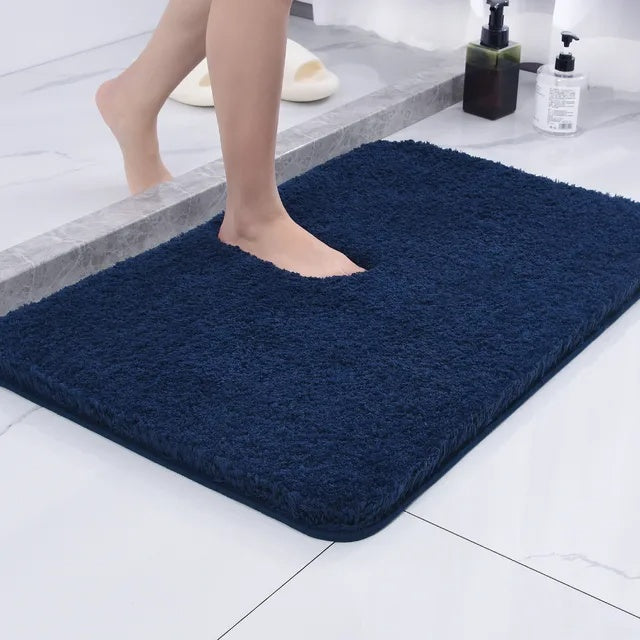Luxury Shag Bath Mat - Ultra Soft Absorbent Non-Slip Bathroom Rug