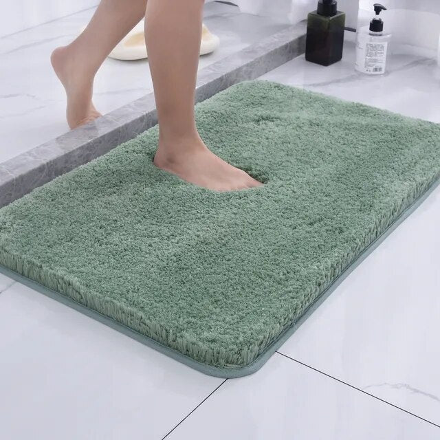 Luxury Shag Bath Mat - Ultra Soft Absorbent Non-Slip Bathroom Rug