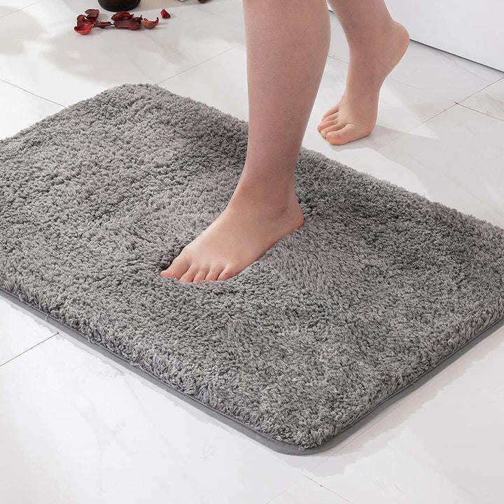 Luxury Shag Bath Mat - Ultra Soft Absorbent Non-Slip Bathroom Rug