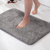Luxury Shag Bath Mat - Ultra Soft Absorbent Non-Slip Bathroom Rug