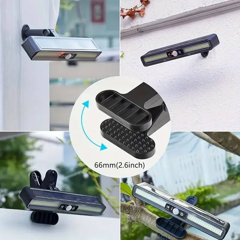 Solar Motion Sensor Security Light Ultra-Bright Outdoor Wall Flood
