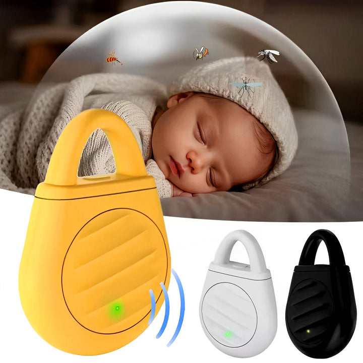 Portable Ultrasonic Pest Repeller | Silent, Rechargeable | Baby Room, Pets
