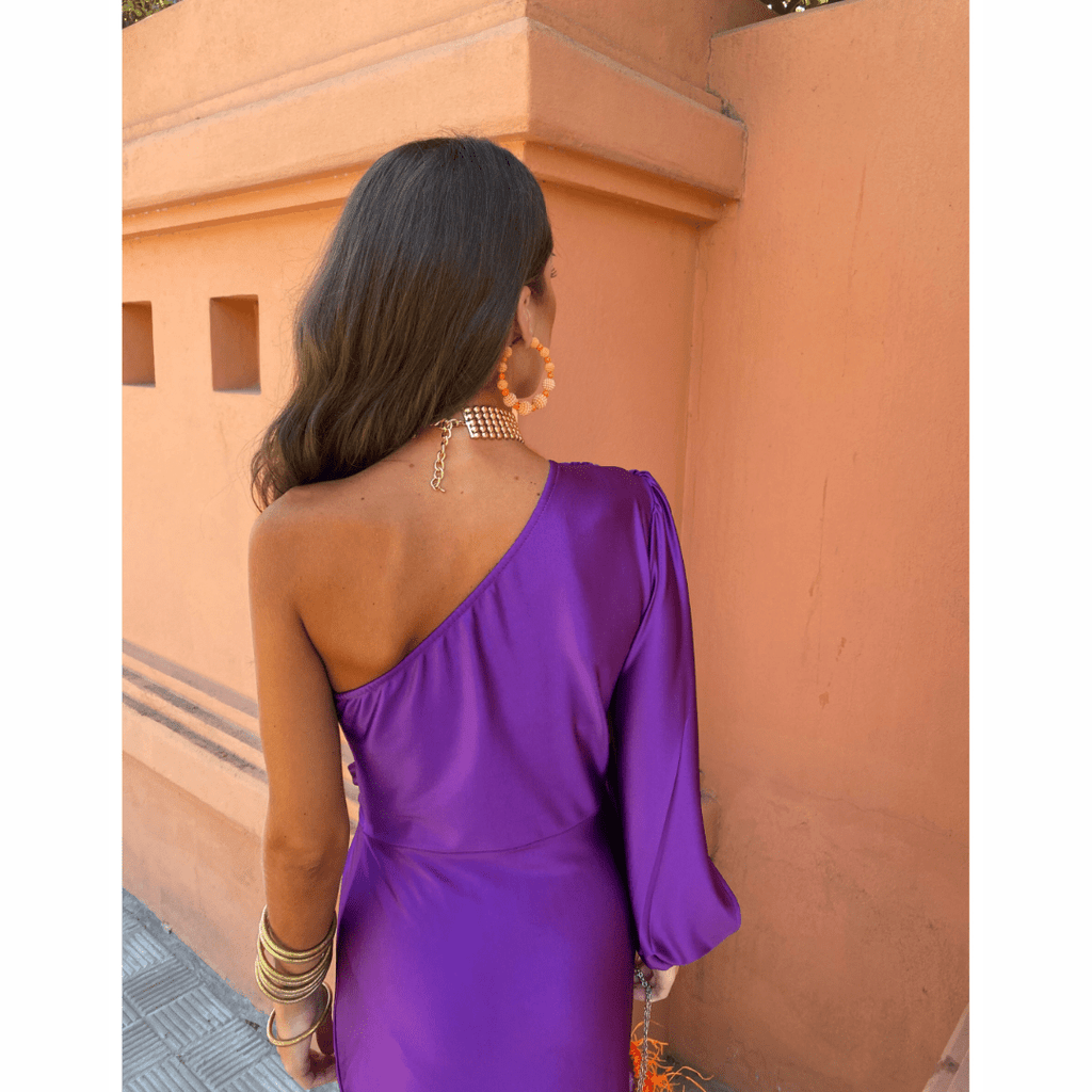 Covernorth Women's One-Shoulder Knotted Maxi Dress