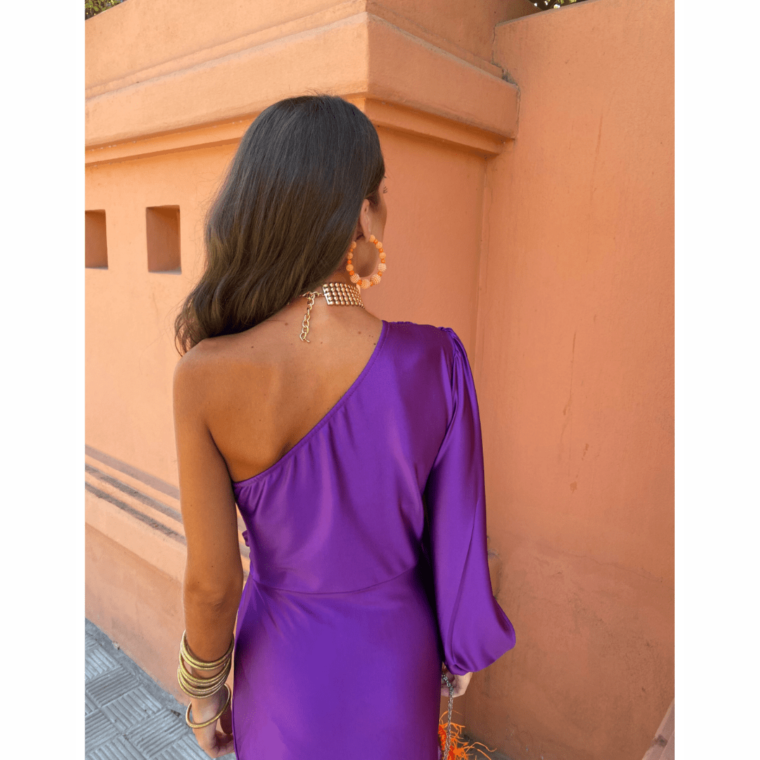 Covernorth Women's One-Shoulder Knotted Maxi Dress