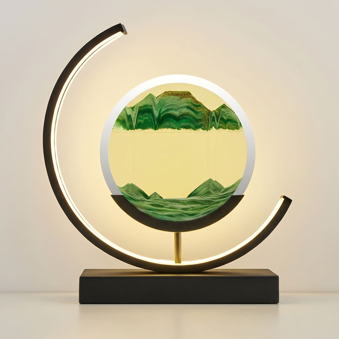 Moving Sand Art Desk Lamp
