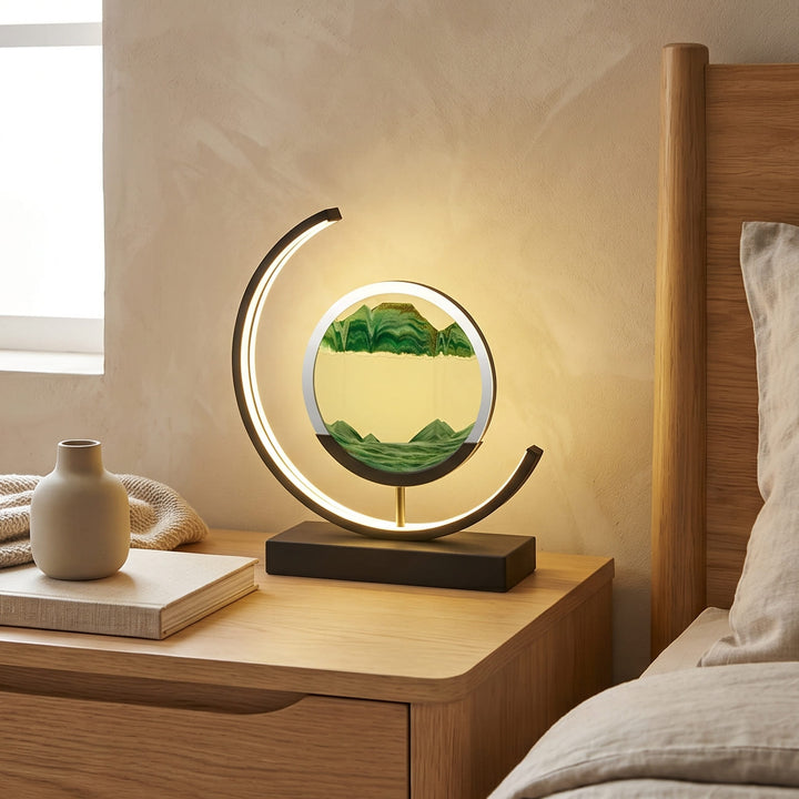 Moving Sand Art Desk Lamp