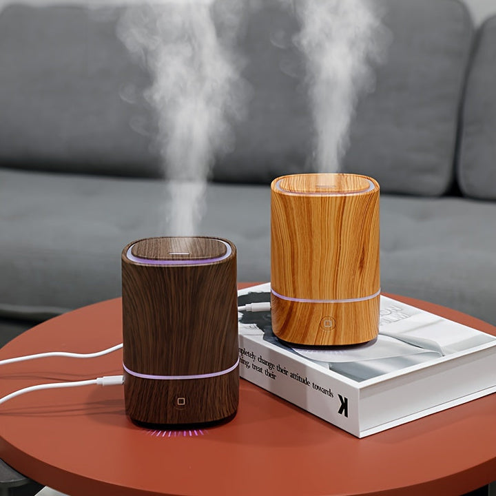 Wood Grain Aromatherapy Essential Oil Diffuser