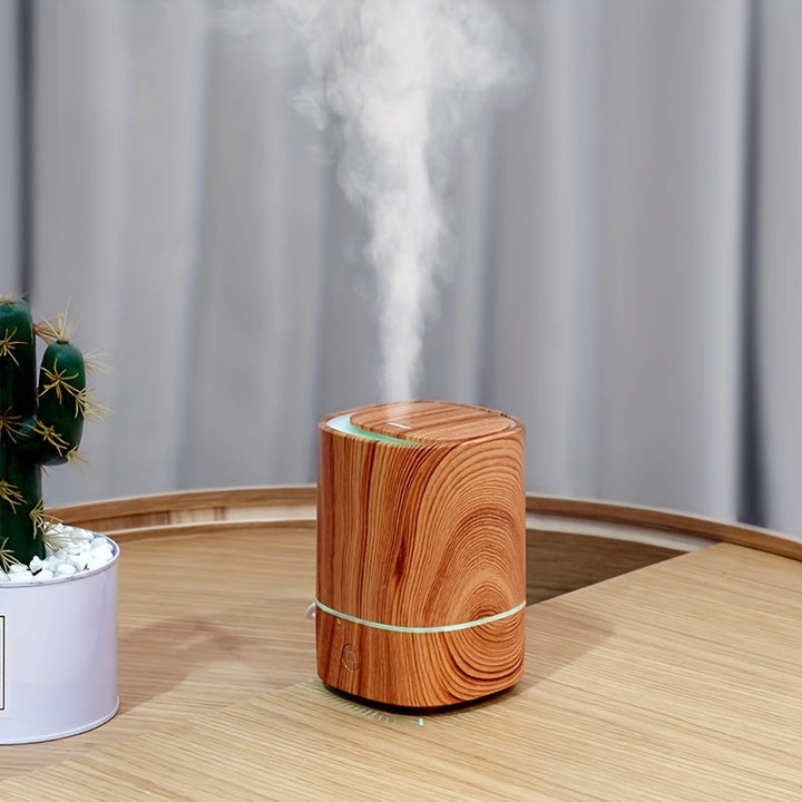 Wood Grain Aromatherapy Essential Oil Diffuser