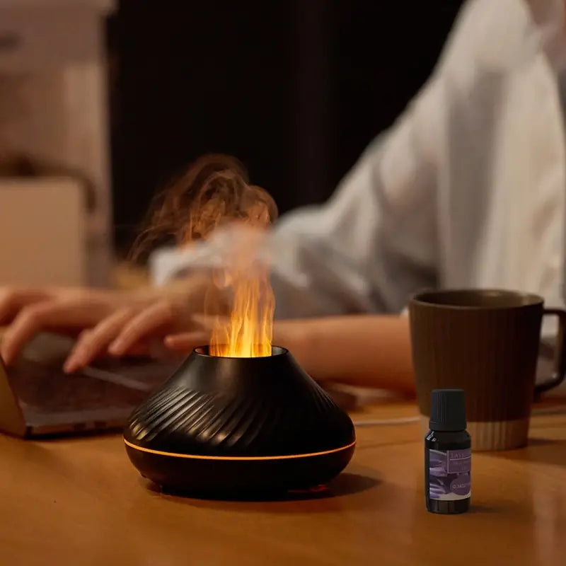 Flame Effect Ultrasonic Essential Oil Diffuser