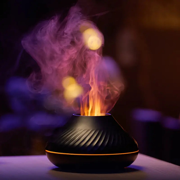 Flame Effect Ultrasonic Essential Oil Diffuser