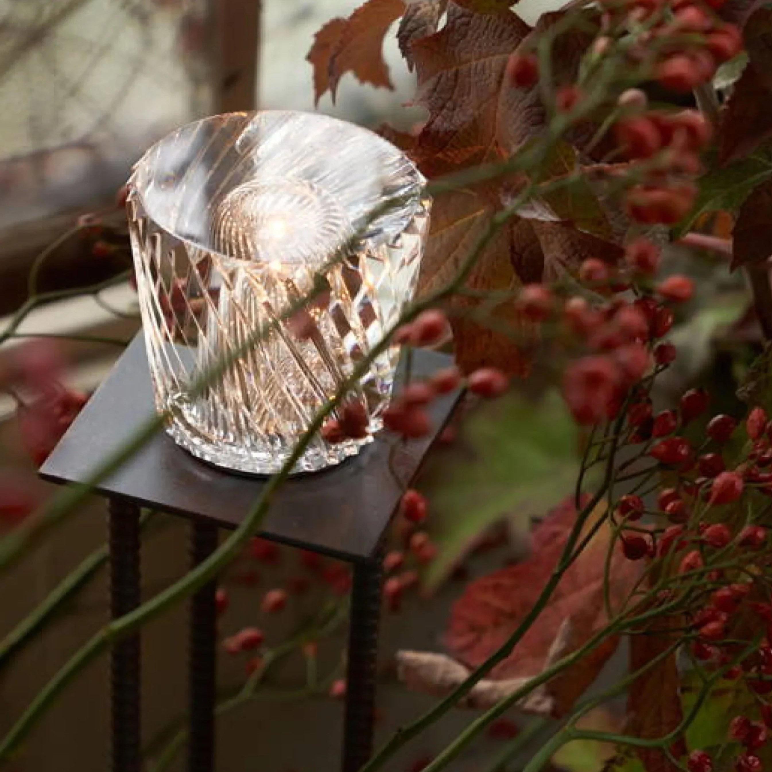 Crystal Glass Ambient LED Lamp