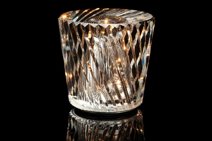 Crystal Glass Ambient LED Lamp