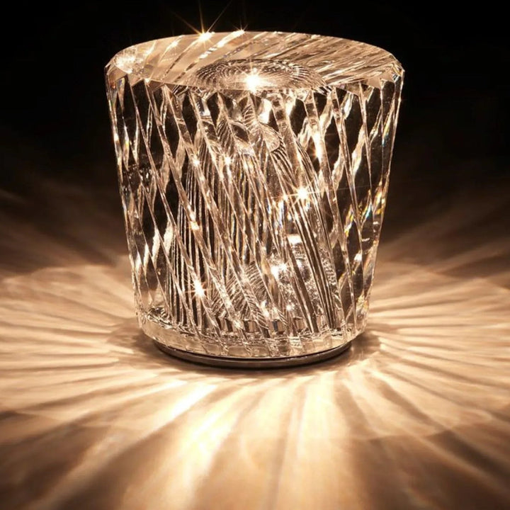 Crystal Glass Ambient LED Lamp
