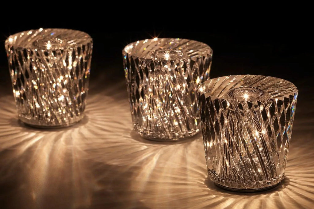 Crystal Glass Ambient LED Lamp