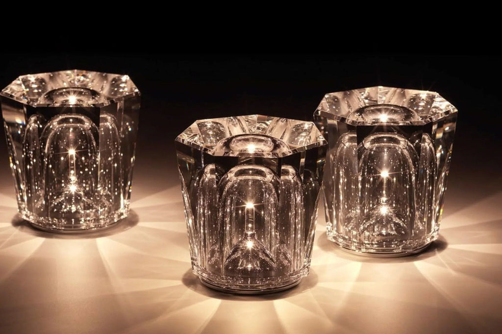 Crystal Glass Ambient LED Lamp