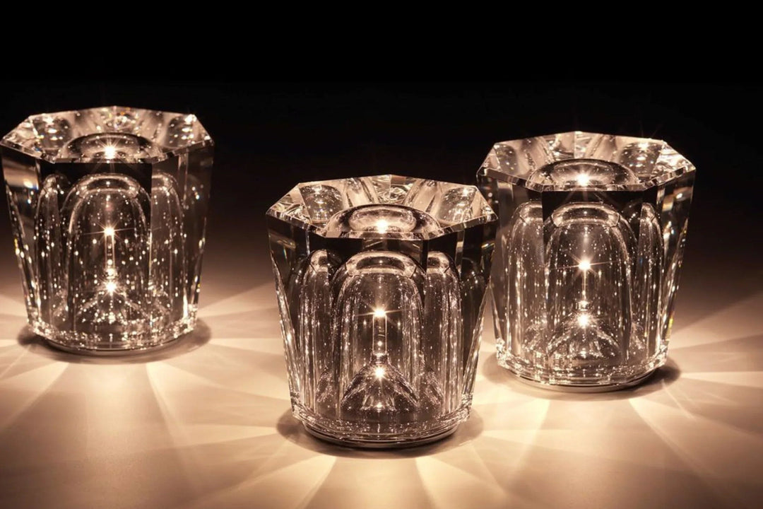Crystal Glass Ambient LED Lamp