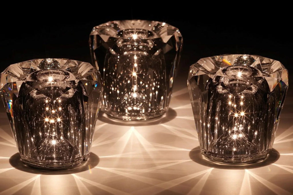 Crystal Glass Ambient LED Lamp