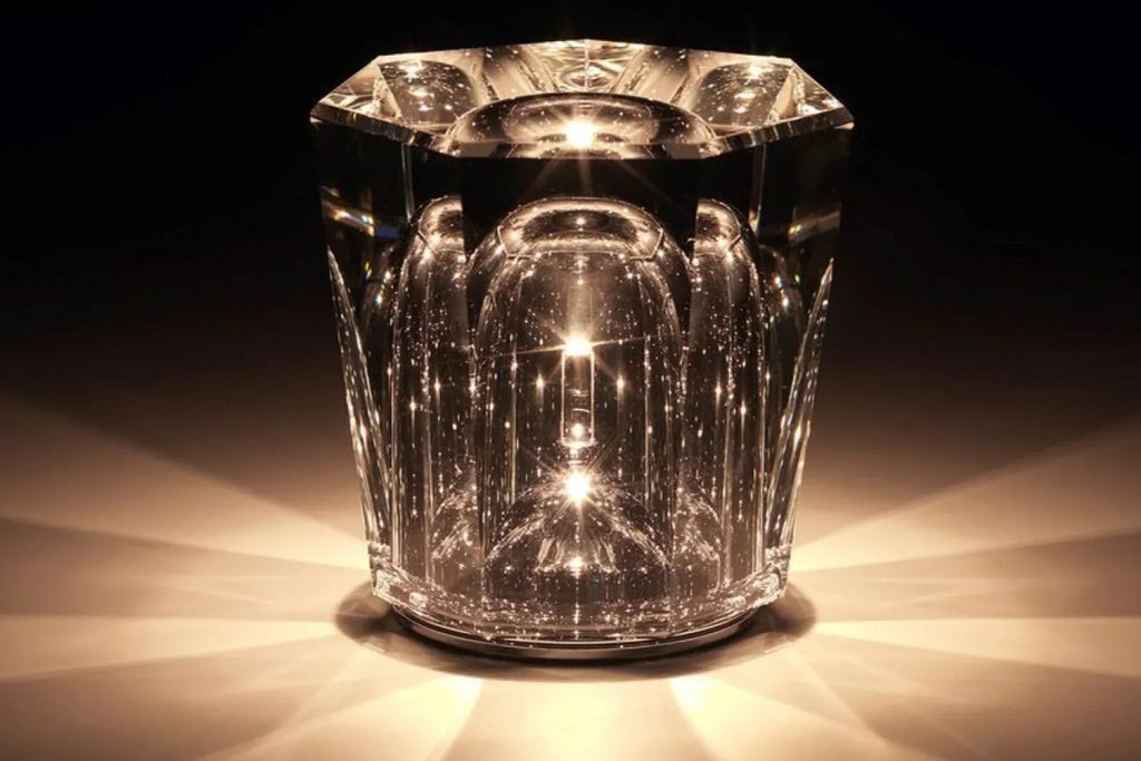 Crystal Glass Ambient LED Lamp
