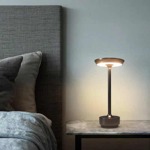 Luxe Cordless Metallic Table Lamp