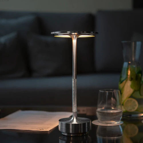 Luxe Cordless Metallic Table Lamp
