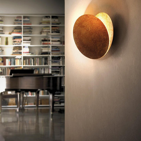 Moon Wall Lamp | Warm Ambient Glow | Bedroom & Living Room | Round