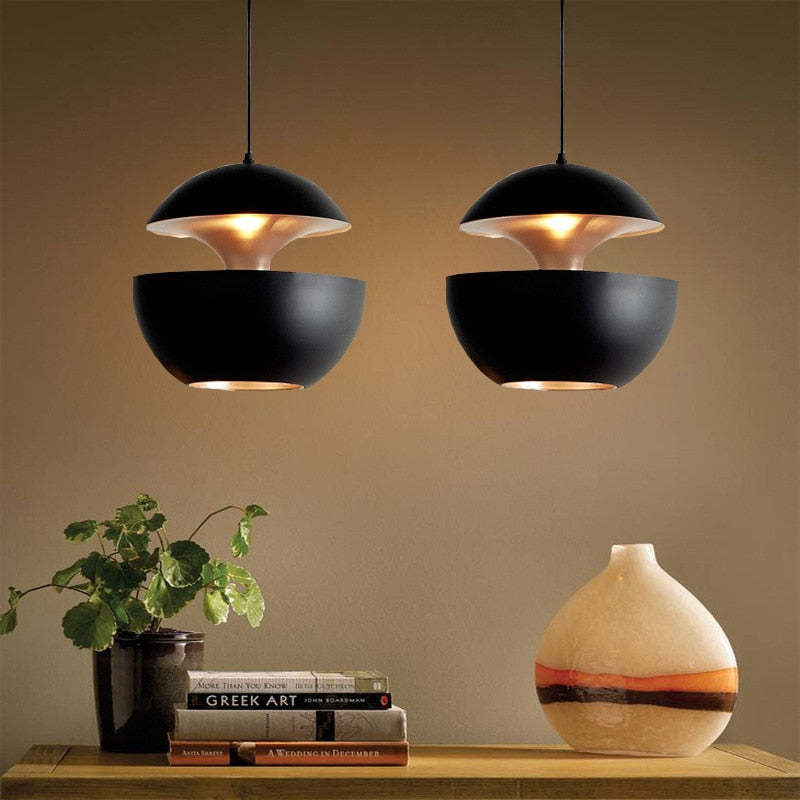 LED Pendant Light | Metal Warm Glow, Hanging | Dining Room