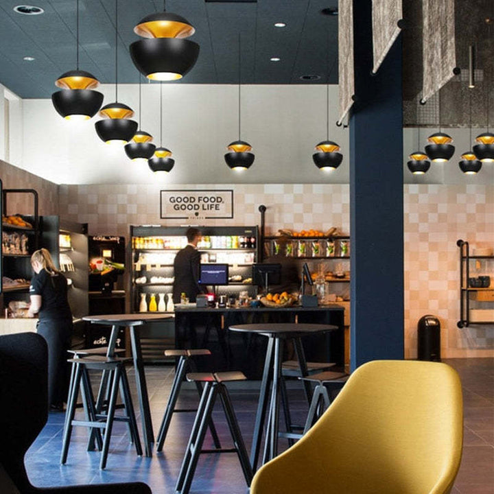 LED Pendant Light | Metal Warm Glow, Hanging | Dining Room