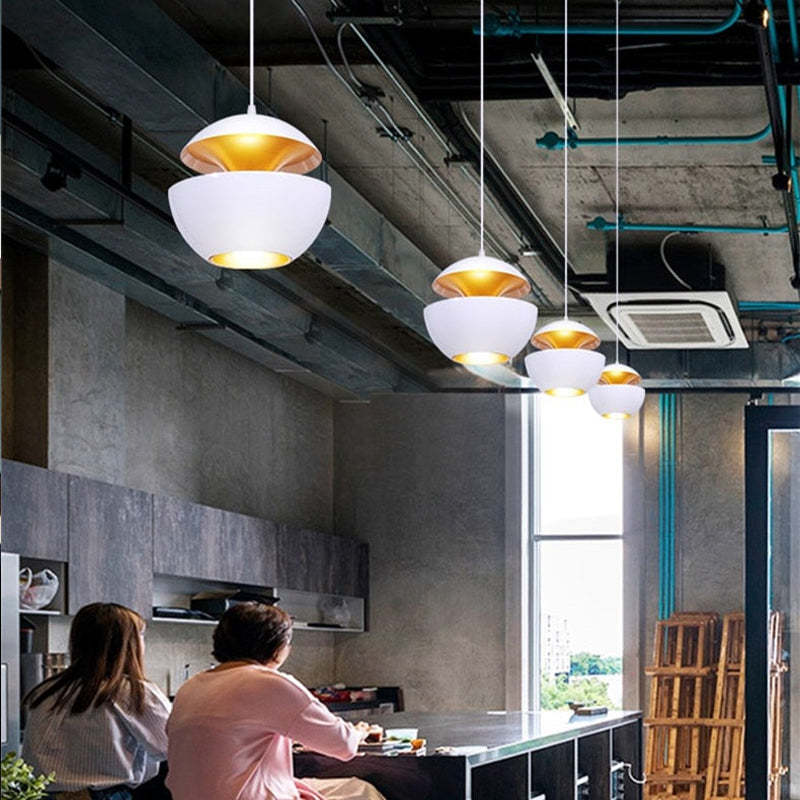 LED Pendant Light | Metal Warm Glow, Hanging | Dining Room
