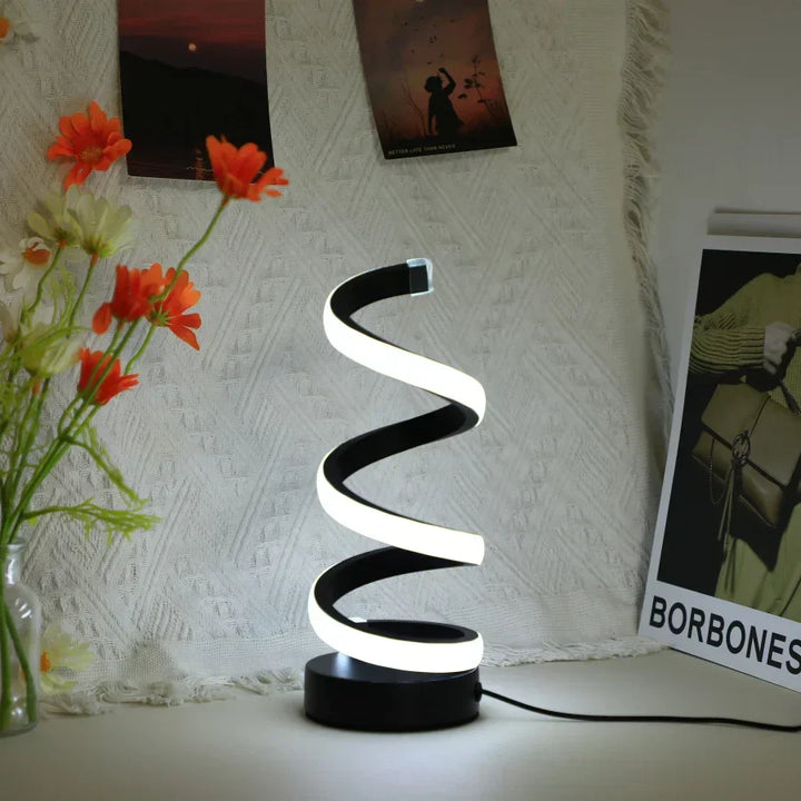 Spiral LED Desk Lamp