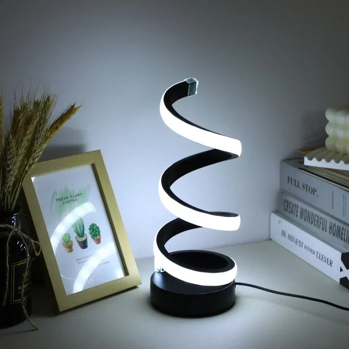 Spiral LED Desk Lamp