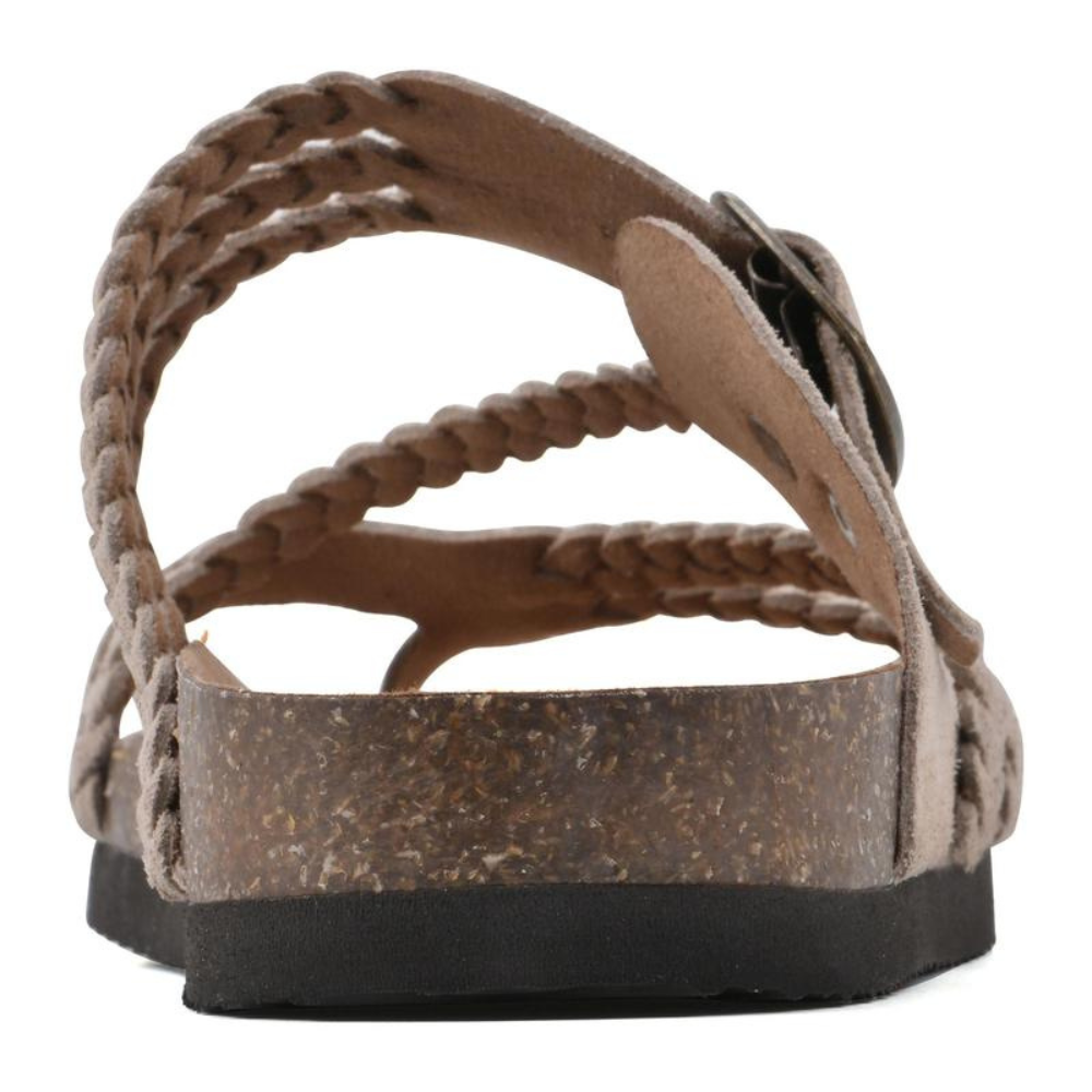 Women's Braided Cork Footbed Sandals