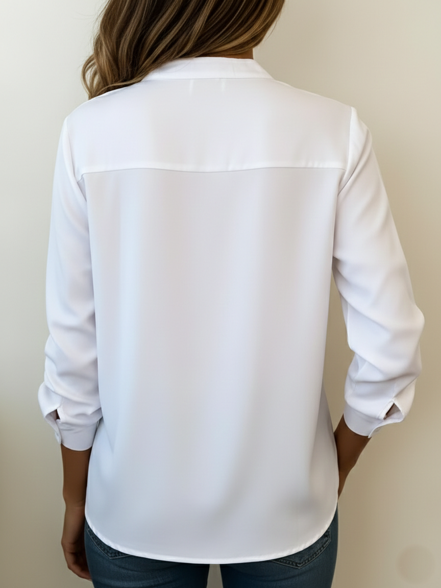 Covernorth Women's Long Sleeve V-Neck Blouse