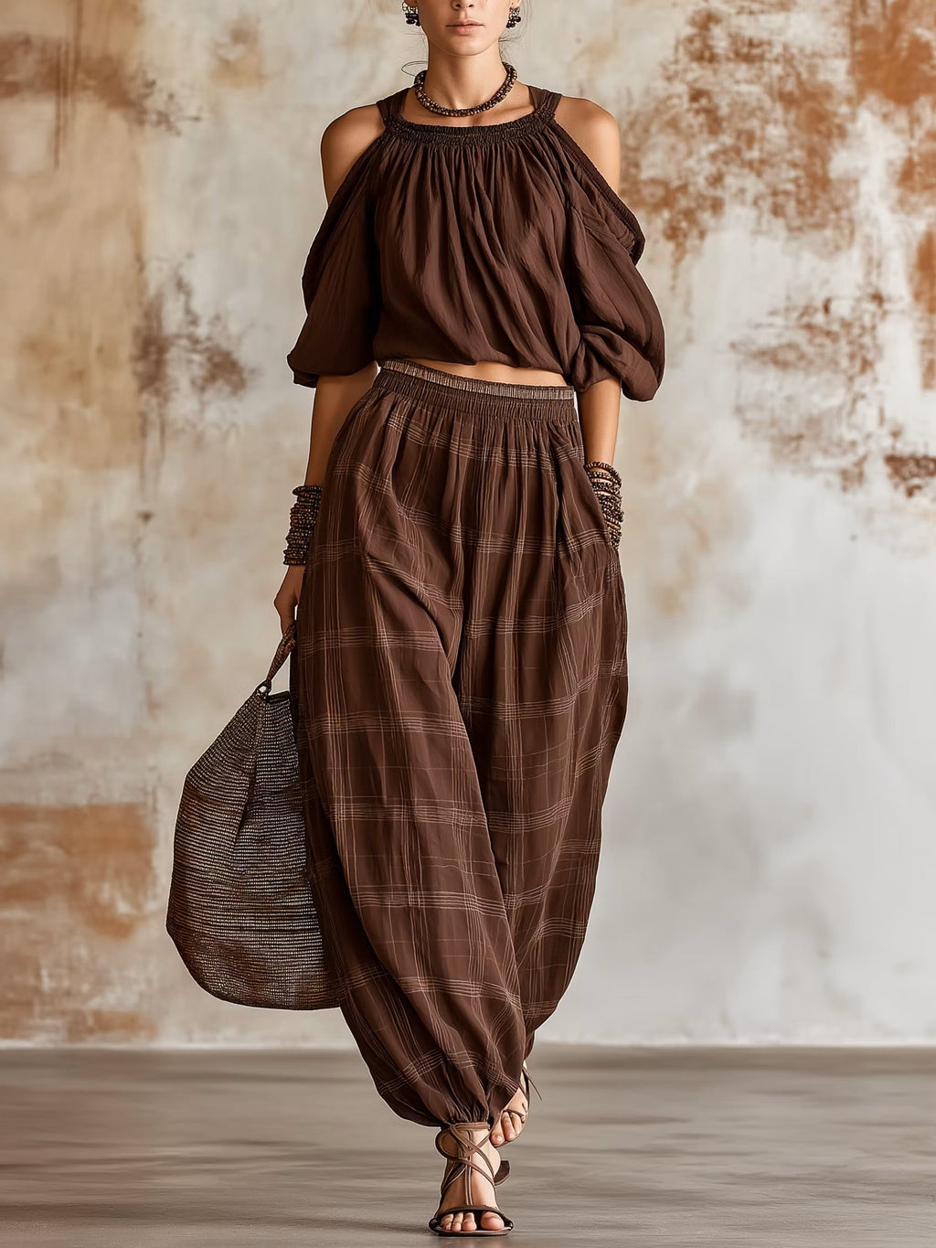 Covernorth Women's Two-Piece Harem Set