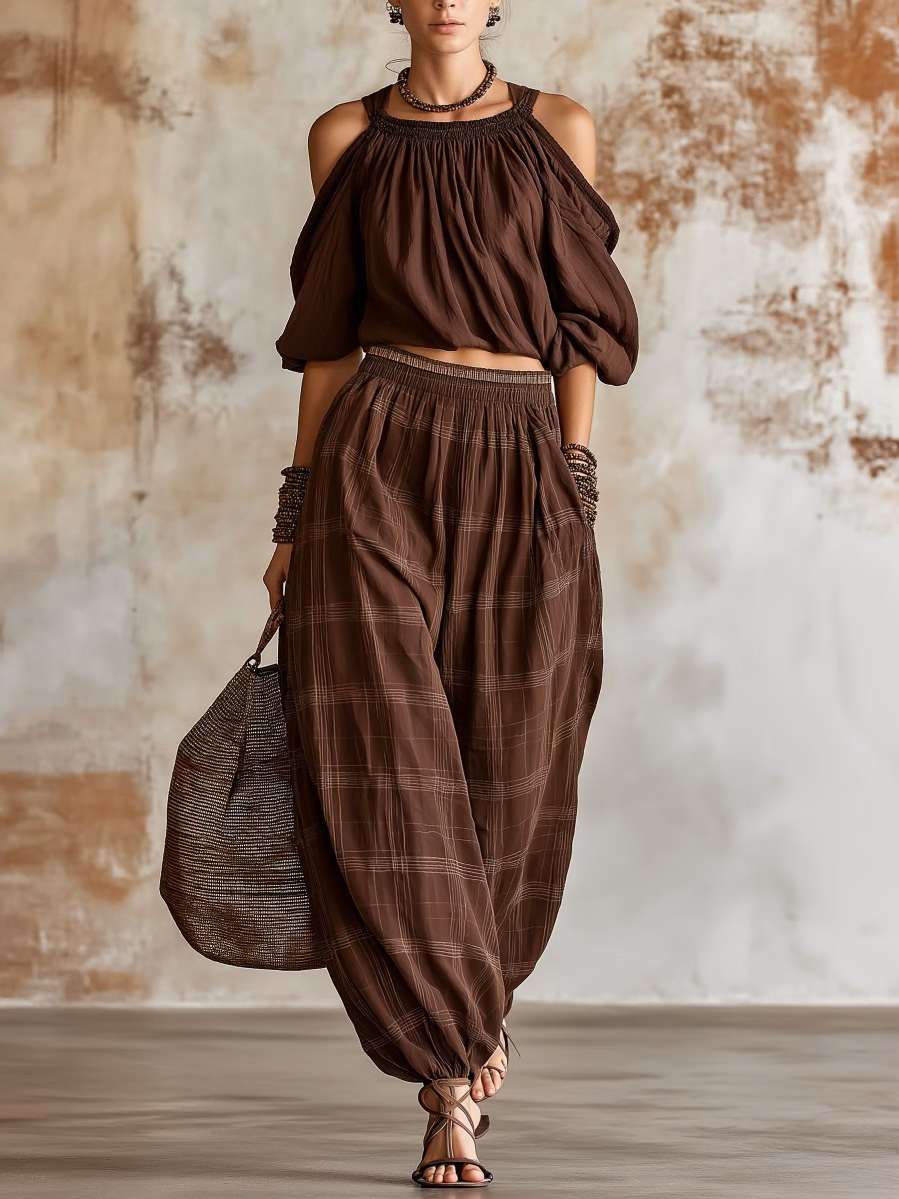 Covernorth Women's Two-Piece Harem Set