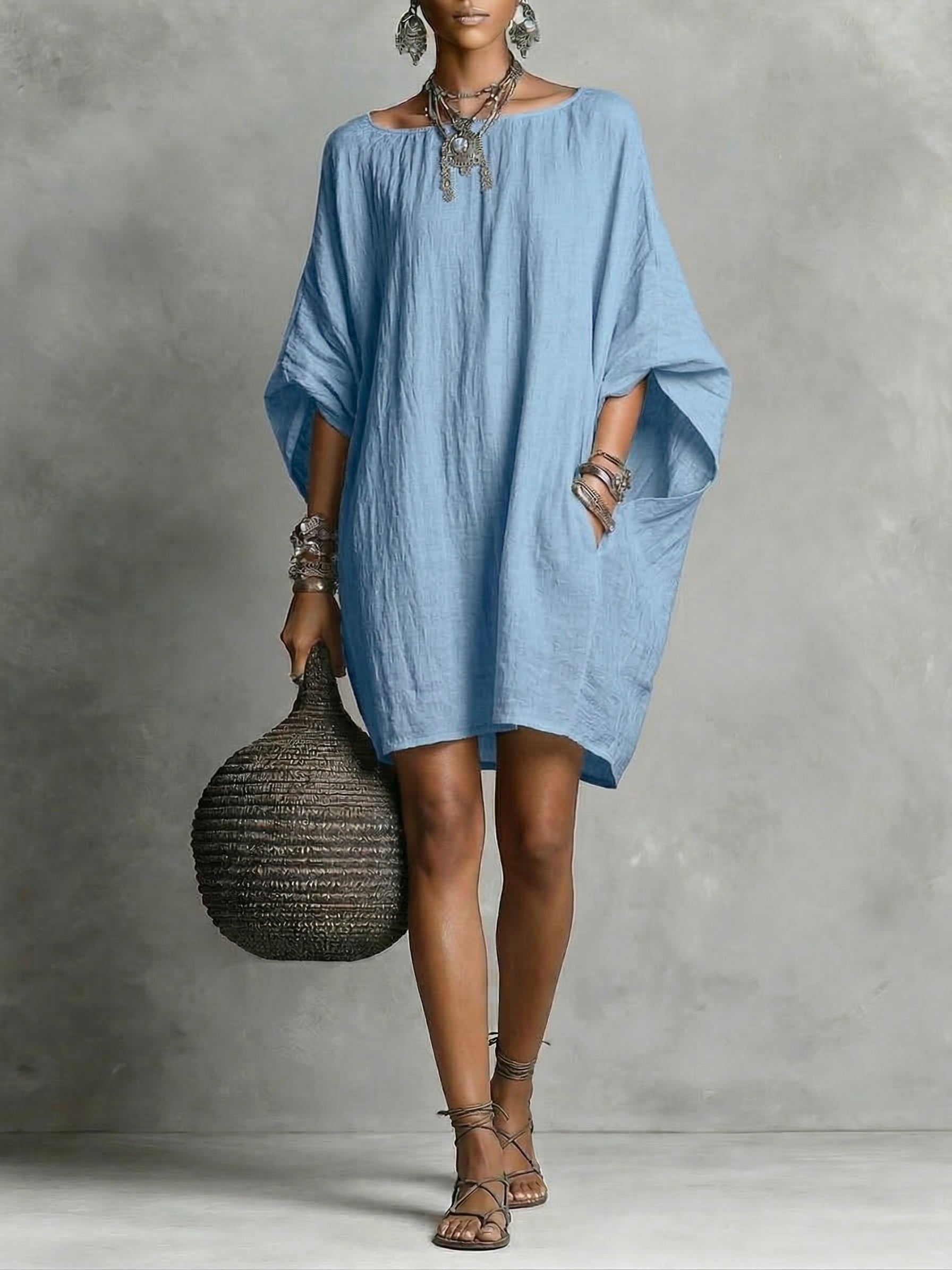 Women’s Oversized Kaftan Tunics Dress