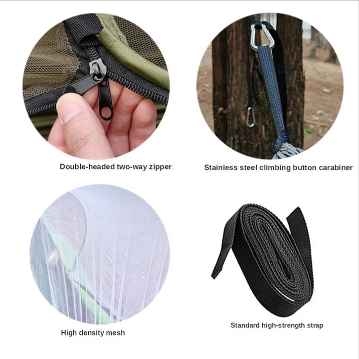 Camping Hammock Net | Breathable Rest | Outdoor Travel