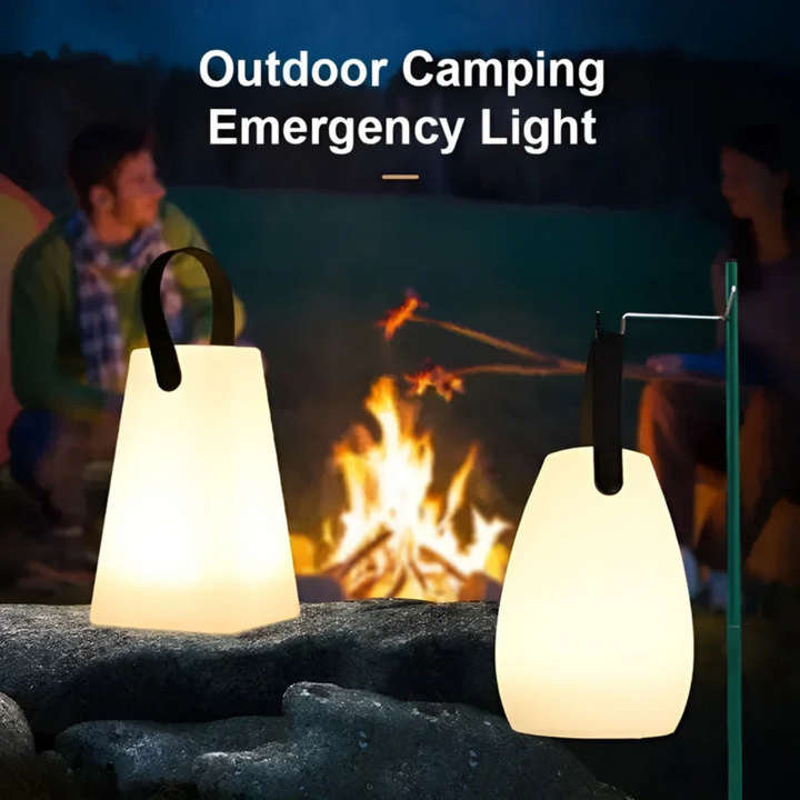 Camping Lantern Lamp │ Rechargeable RGB Glow │ Outdoor Tent & Patio