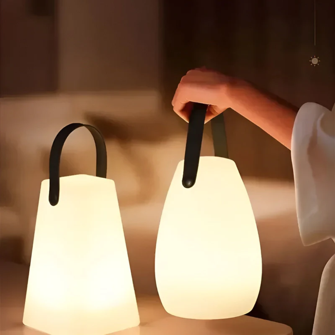 Camping Lantern Lamp │ Rechargeable RGB Glow │ Outdoor Tent & Patio