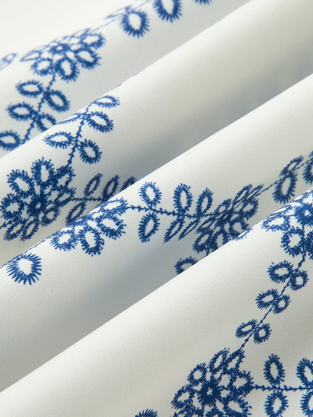 Covernorth Blue and White Floral Eyelet Co-ord Set