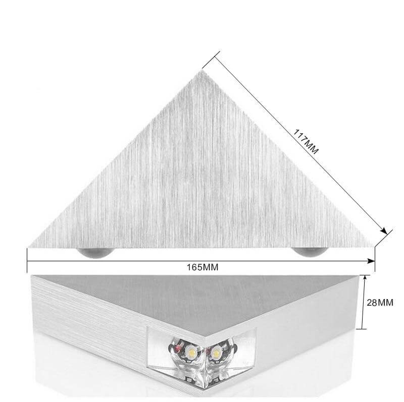 Triangle Wall Light │ LED Up Down Glow │ Hallway & Living Room