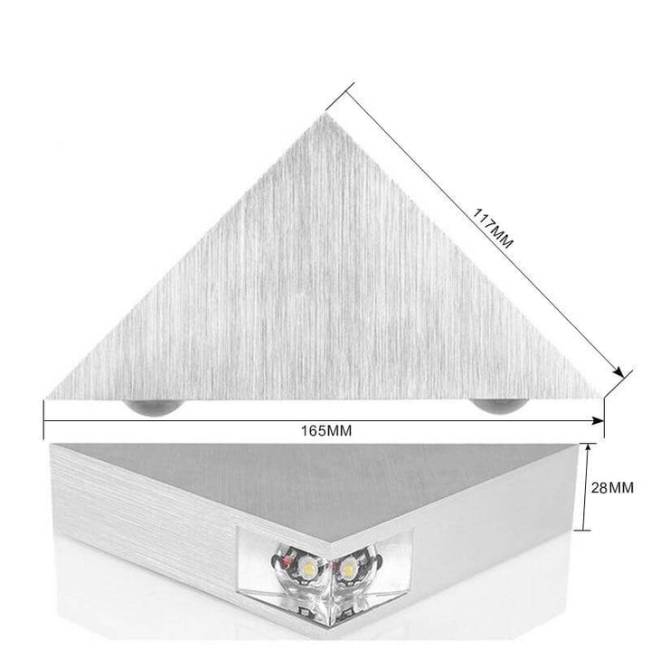 Triangle Wall Light │ LED Up Down Glow │ Hallway & Living Room