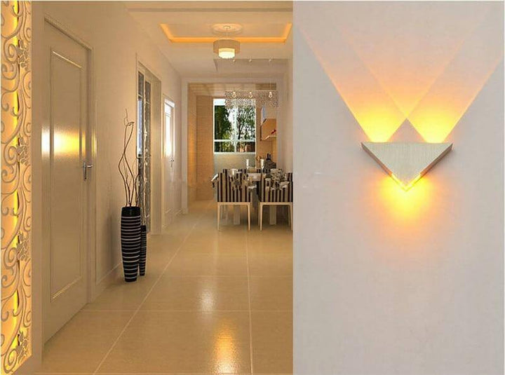 Triangle Wall Light │ LED Up Down Glow │ Hallway & Living Room