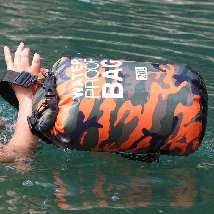 Waterproof Dry Bag | Heavy-Duty Sealed Protection | Outdoor & Water Sports | Camouflage