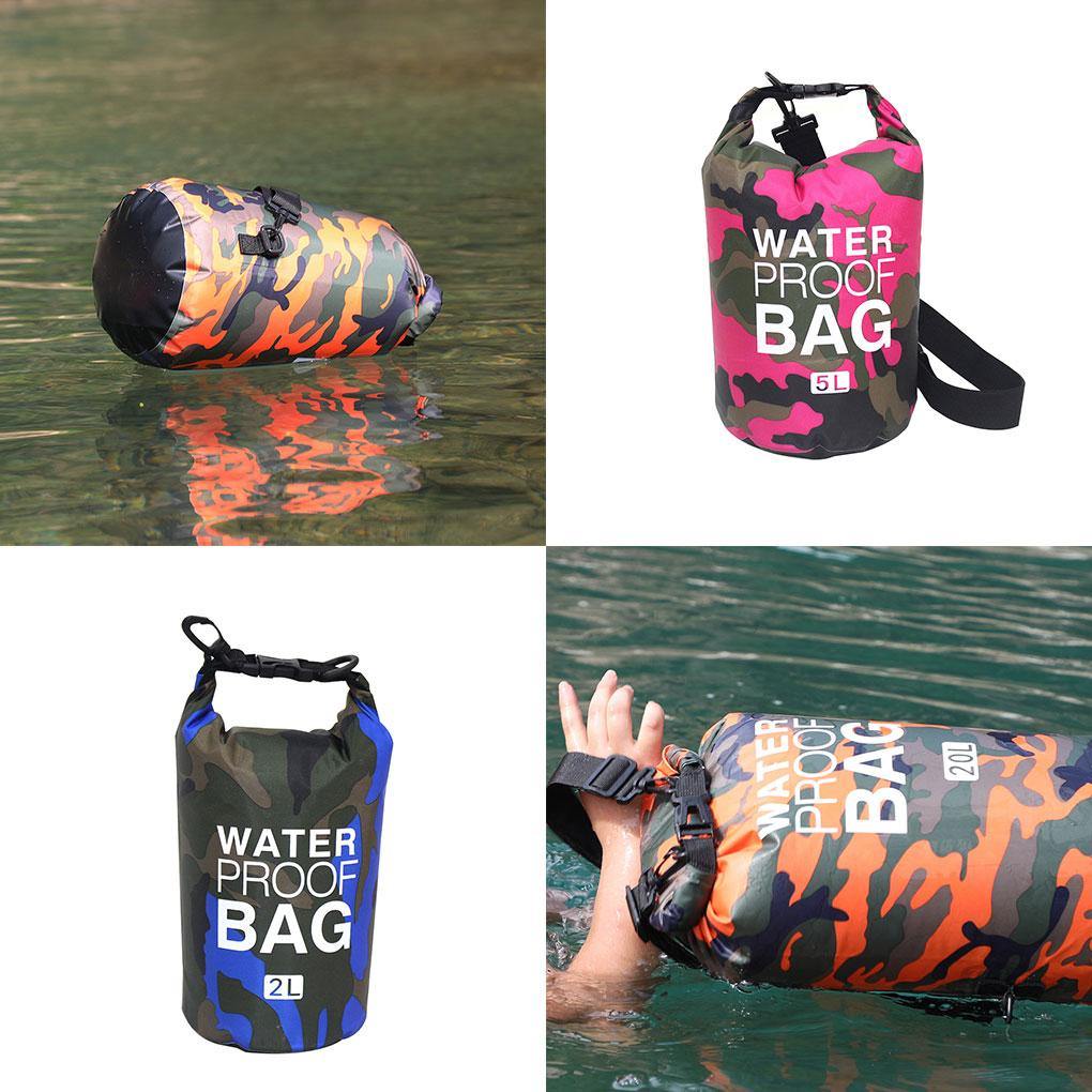 Waterproof Dry Bag | Heavy-Duty Sealed Protection | Outdoor & Water Sports | Camouflage